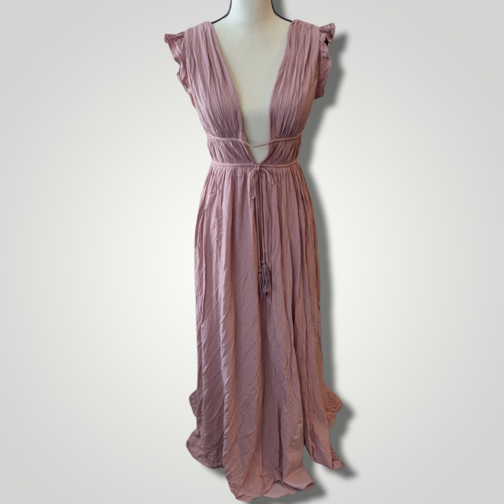 Azazie Blush Bridesmaid Dress Sz A2